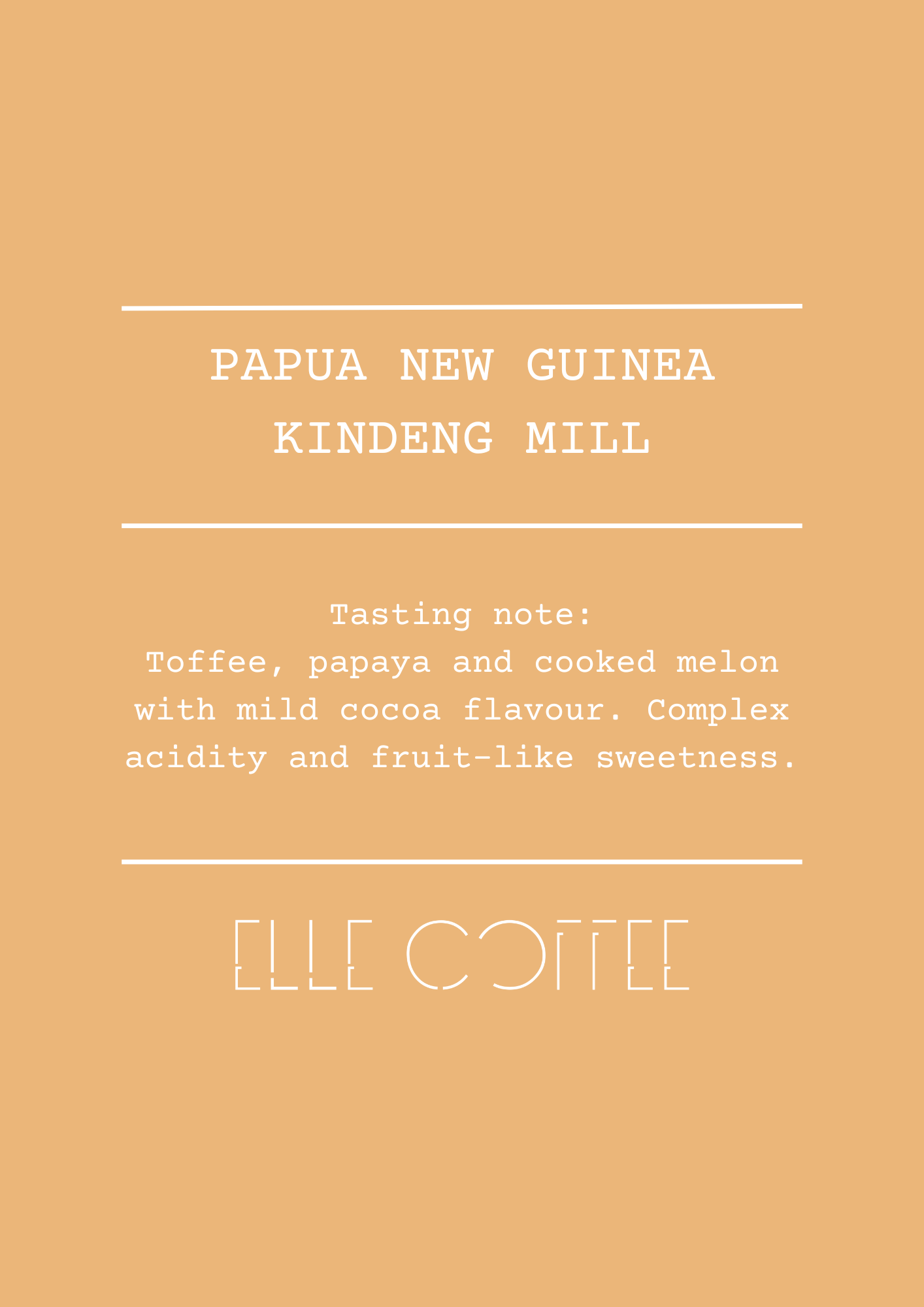 Papua New Guinea Kindeng Mill - Natural - Filter Roast